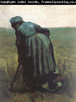 Vincent Van Gogh Peasant Woman Digging (nn04)